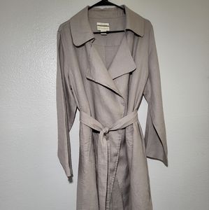 Cynthia  Rowley Linen Duster Jacket